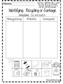 Kindergarten Sort Classification 10 pages! Cut and glue! by Two Little ...