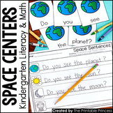 Kindergarten Space Theme Centers | Math and Literacy Activities