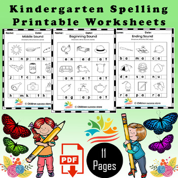 Kindergarten Handwriting Worksheets - Best Coloring Pages For Kids   Writing practice worksheets, Kindergarten spelling words, Spelling  worksheets