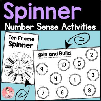 Preview of Spinner Number Sense Activities for 1 to 10