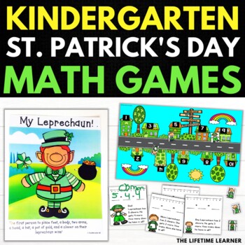 Preview of Kindergarten St. Patrick's Day Math Activities | Math Games