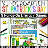 Kindergarten St. Patrick's Reading Center Games and Activities