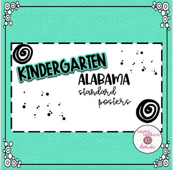 Preview of Kindergarten Standard Posters-All Subjects Included {Alabama}