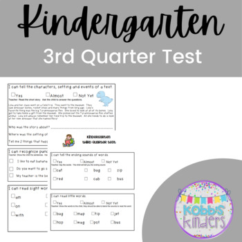 3rd quarter kindergarten teaching resources teachers pay teachers