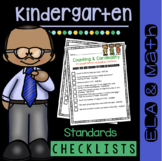 Kindergarten Standards Checklists - Common Core - Math and ELA