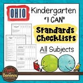 Kindergarten Standards Checklists for All Subjects - OHIO 