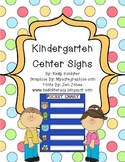 Kindergarten Station Signs (All Subjects)