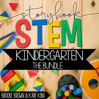Preview of Kindergarten Storybook STEM {BUNDLE} - Kindergarten STEM Activities