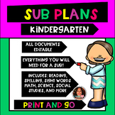Kindergarten Sub Plans