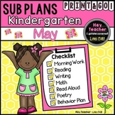 Kindergarten Sub Plans - May - Spring