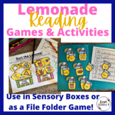 Kindergarten Summer Activities | Lemonade Reading Themed Games