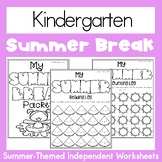 Kindergarten Summer End of the Year Activities