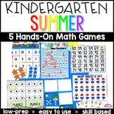 Kindergarten Summer Math Center Games & Activities | May & June