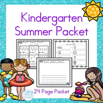 Preview of Kindergarten Summer Packet