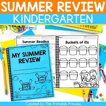 Preview of Kindergarten Summer Packet | End of the Year Review
