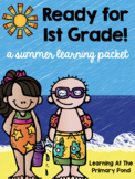 Kindergarten Summer Packet | Summer Homework for Rising Fi