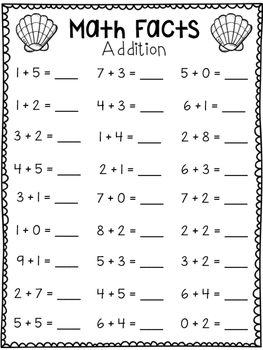 kindergarten at home math packet teaching mama - printable kindergarten ...