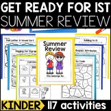Kindergarten Summer Review Packet | Summer Activities for 