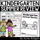 Preview of Kindergarten Summer Review Packet (End of the Year Activities)