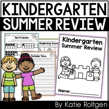 Preview of Kindergarten Summer Review Packet (End of the Year Activities)
