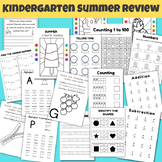 Kindergarten Summer Review Packet, End of the Year Activit