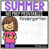 Kindergarten Summer Review Packet | End of the Year Kinder