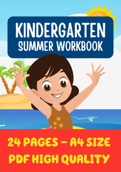 Preview of Kindergarten - Summer Review - Worksheets - Printable - Homeschool