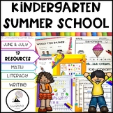 Kindergarten Summer School Bundle