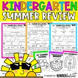 Kindergarten Summer Skill Review Packet | End of Year Math