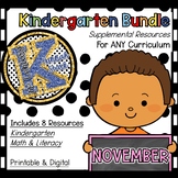 Kindergarten Supplemental Resource Bundle - NOVEMBER