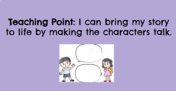 Preview of Kindergarten TC Writing Unit 1 Lesson Plans AND Google Slides -Distance Learning