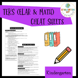 Kindergarten TEKS Cheat Sheets