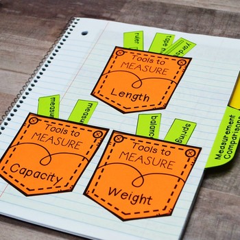 Kindergarten Math Interactive Notebook: Measurement (Length, Weight