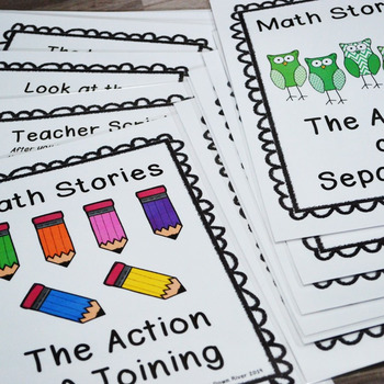 Kindergarten TEKS Math Stories: Joining & Separating (Addition/Subtraction)