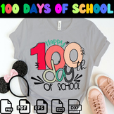 Kindergarten Teacher 100 Days Of School Svg, Happy 100 Day