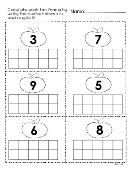 Ten Frame Math by Jessica V | TPT