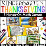 Kindergarten Thanksgiving Math Center Games