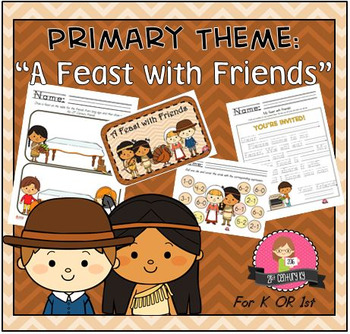 Preview of Kindergarten AND First Grade Theme - Thanksgiving