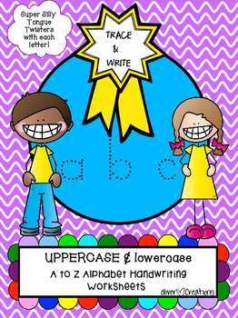 Preview of Kindergarten Trace & Write the Alphabet