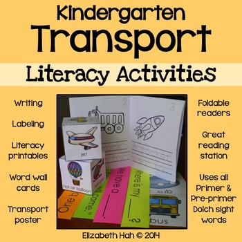 Preview of Kindergarten Transport: Literacy Activities