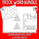 Kindergarten Trick Word Bundle (Unit 3)
