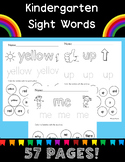 Kindergarten Tricky Sight Words 50 Words pairs well with CKLA