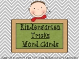 Kindergarten Tricky Word Cards