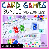 Kindergarten UNO Math Center BUNDLE