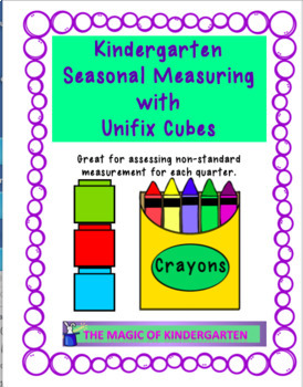 Winter Cube Measuring Non Standard Measurement for Preschool and  Kindergarten - Classful