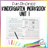 Kindergarten Unit 1 Workbook Lowercase Letters | Fun Phonics