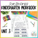 Kindergarten Unit 3 Workbook CVC Segmenting and Blending |