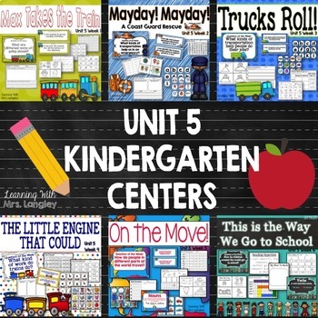 Kindergarten Reading Street Unit 5 Bundle by Learning with Mrs Langley