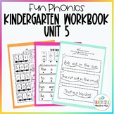 Kindergarten Unit 5 Workbook Sentence Fluency and Structur