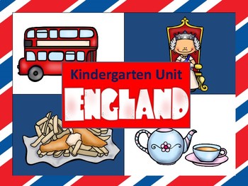 Preview of Kindergarten Unit: England
